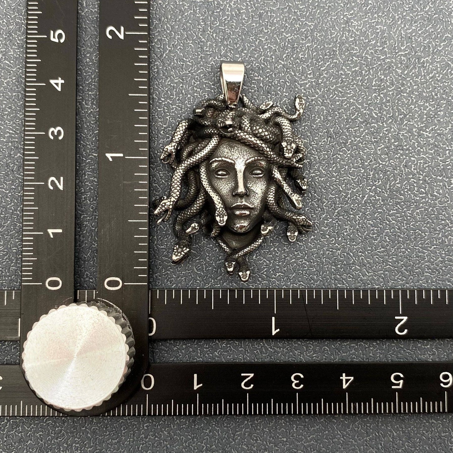 Kungfu Medusa Stainless Steel Pendant