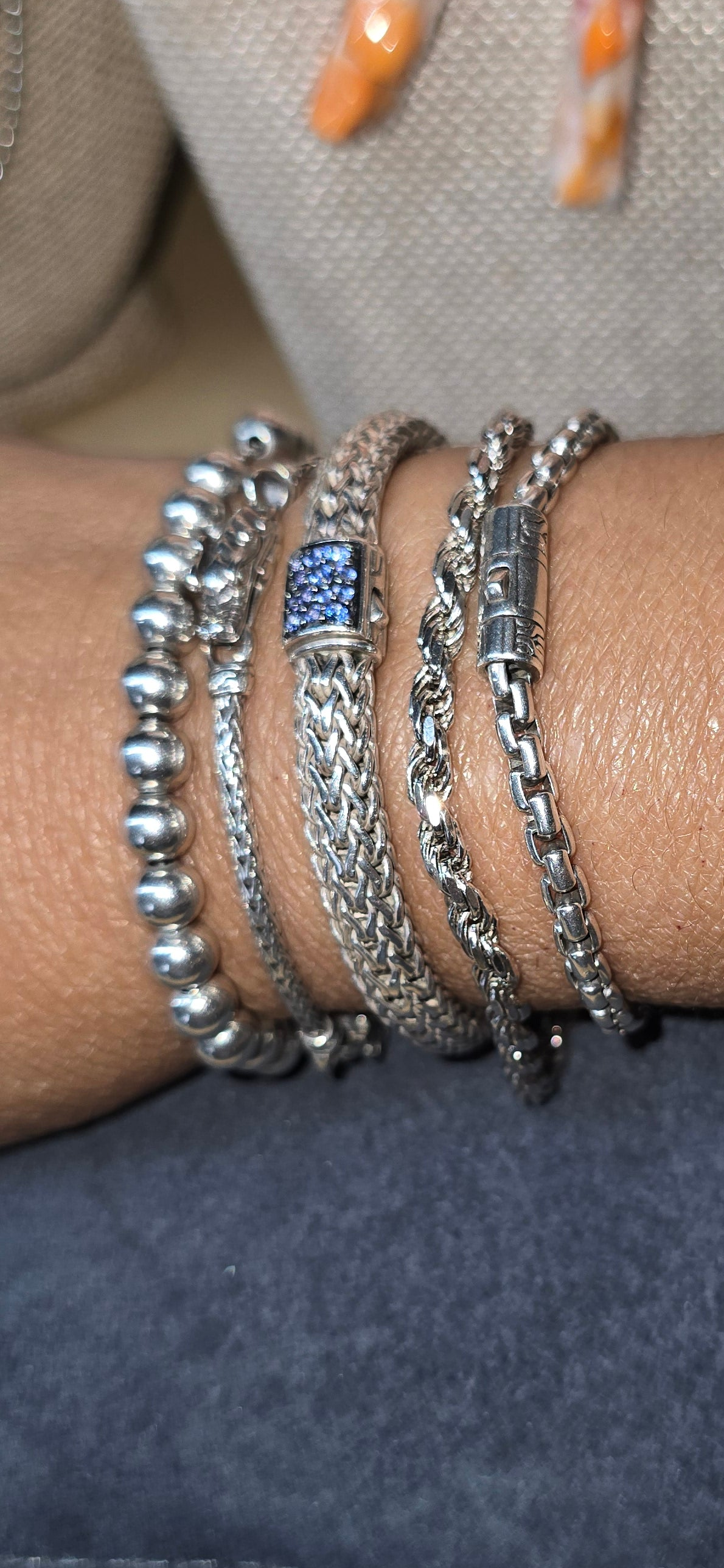 Sterling Silver Rope Bracelet