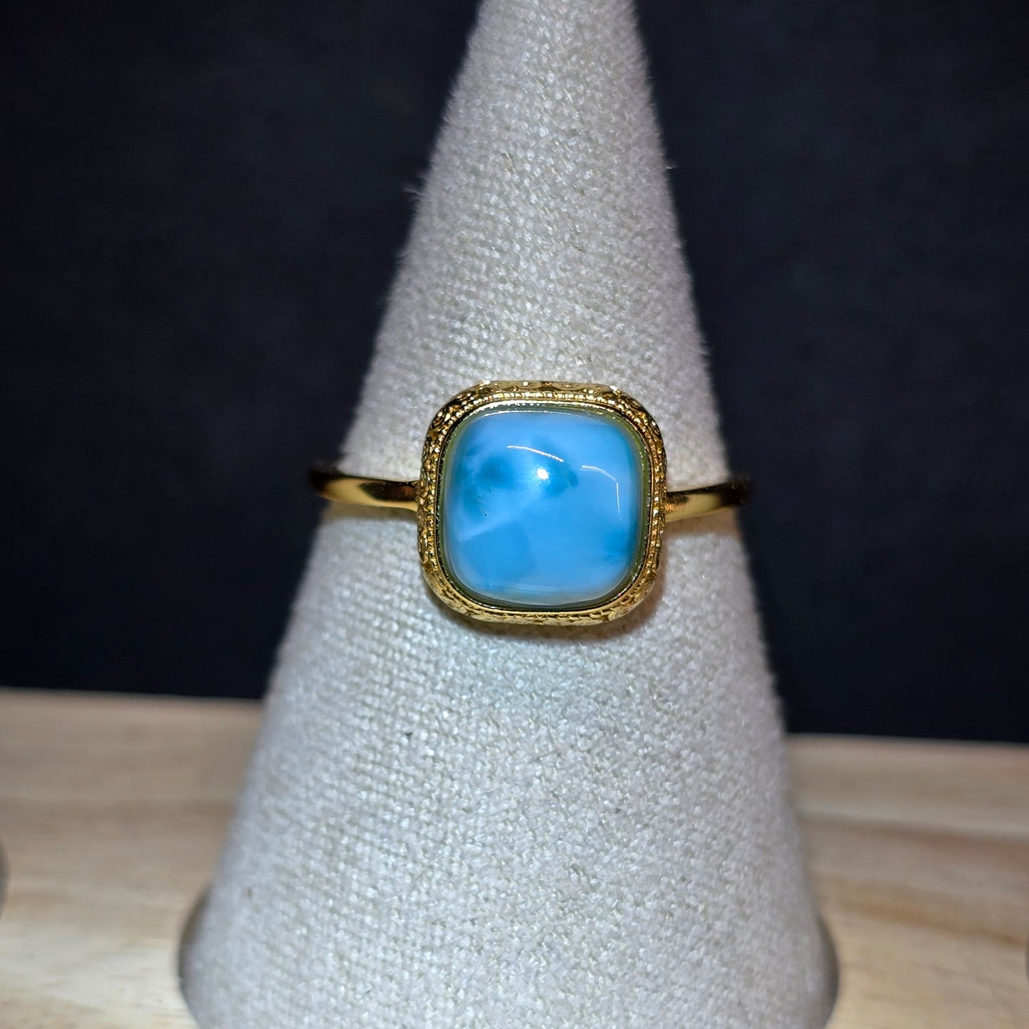 S925 Larimar Ring