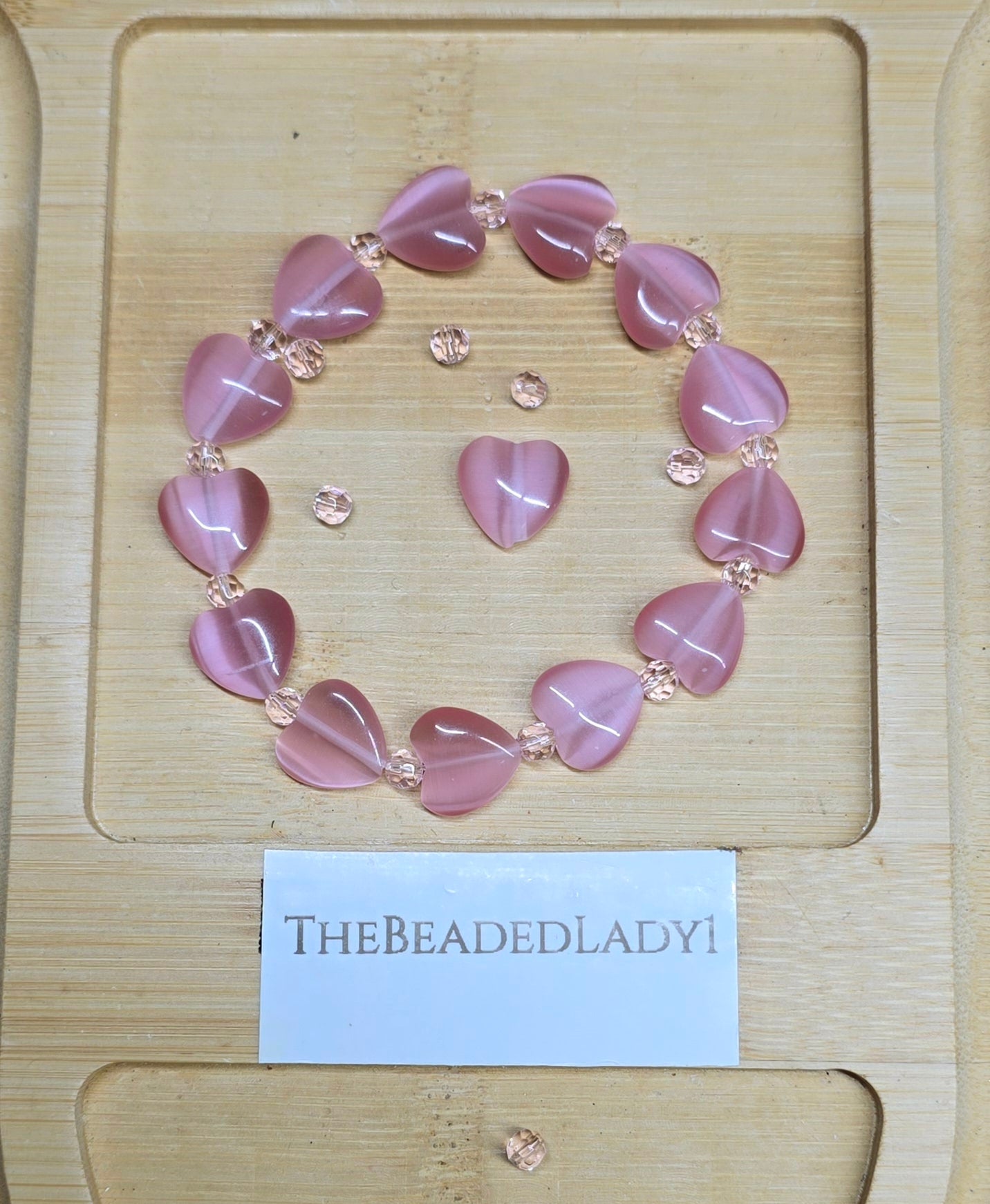 Jedi Pink Cat Eye Bracelet