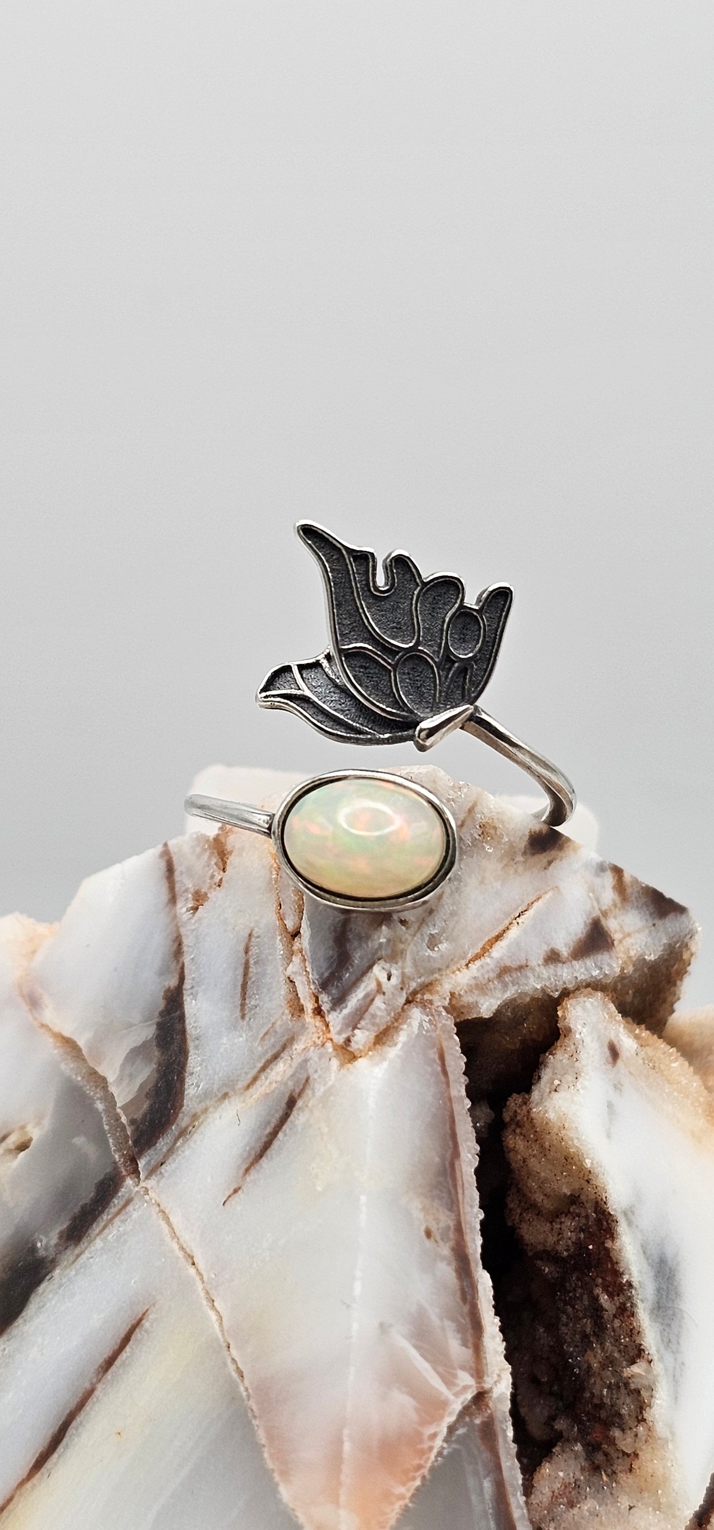 Lillian's Butterfly Opal Ring