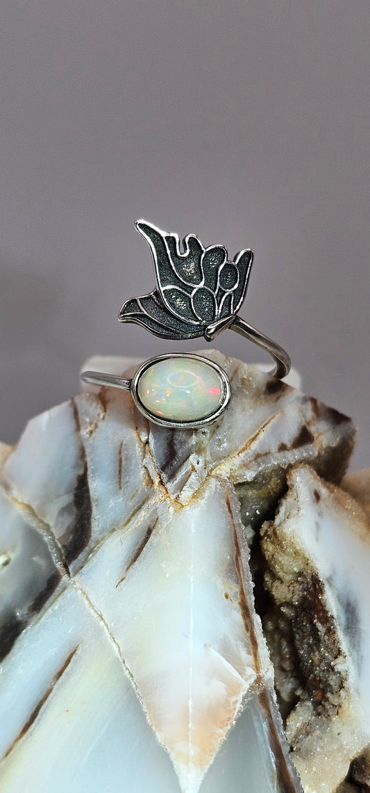 Lillian's Butterfly Opal Ring