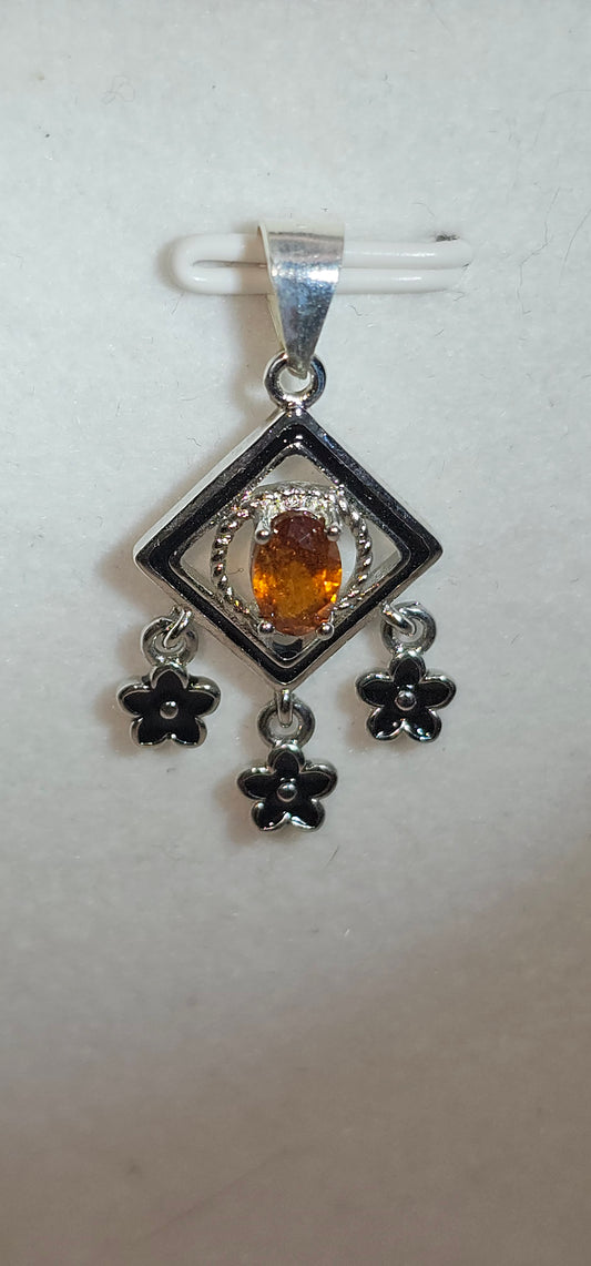 Lisa's Fenda Garnet Pendant