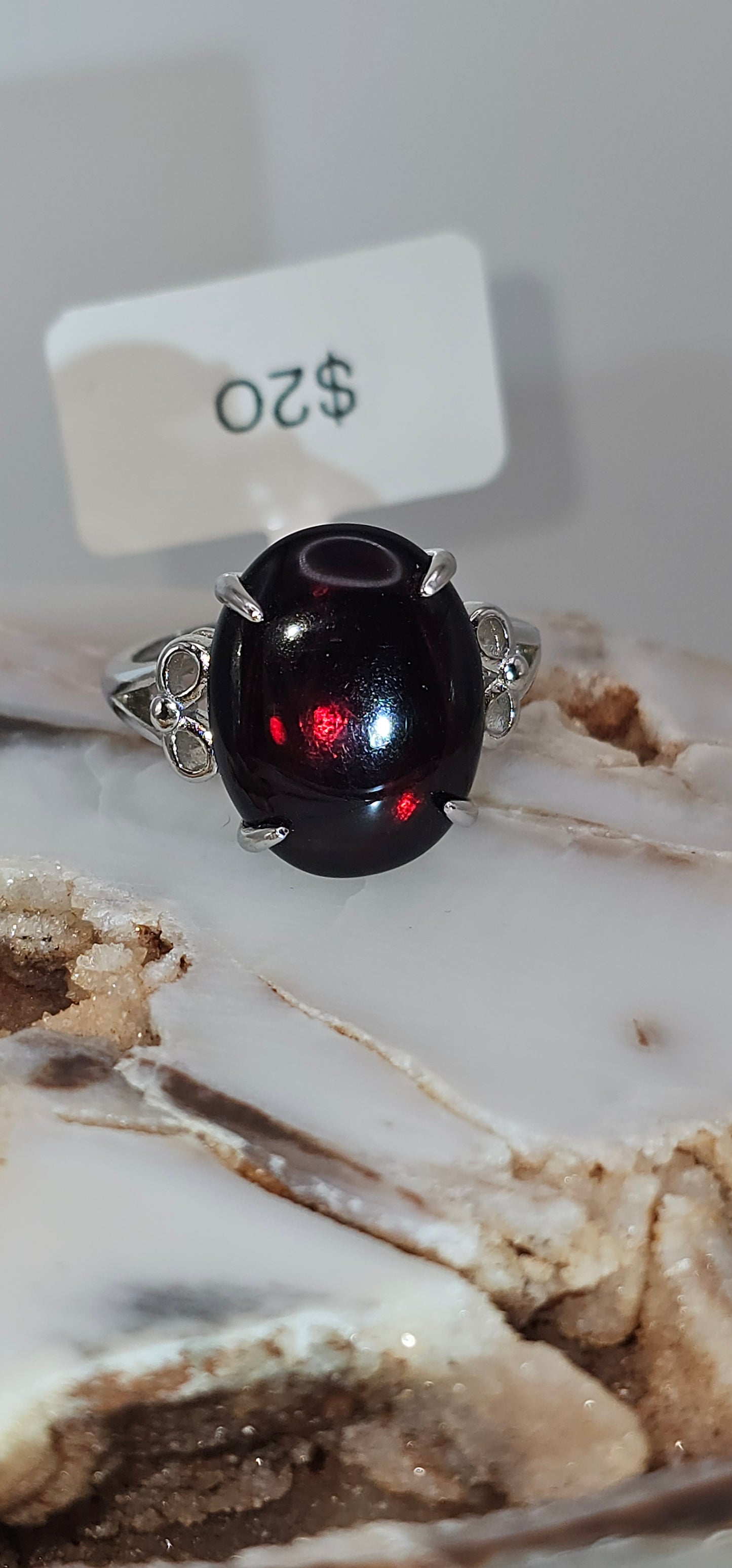 Claudessa's Blood Amber Ring