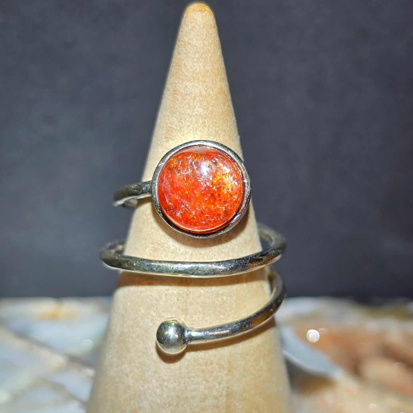 Sunstone Wrap Ring