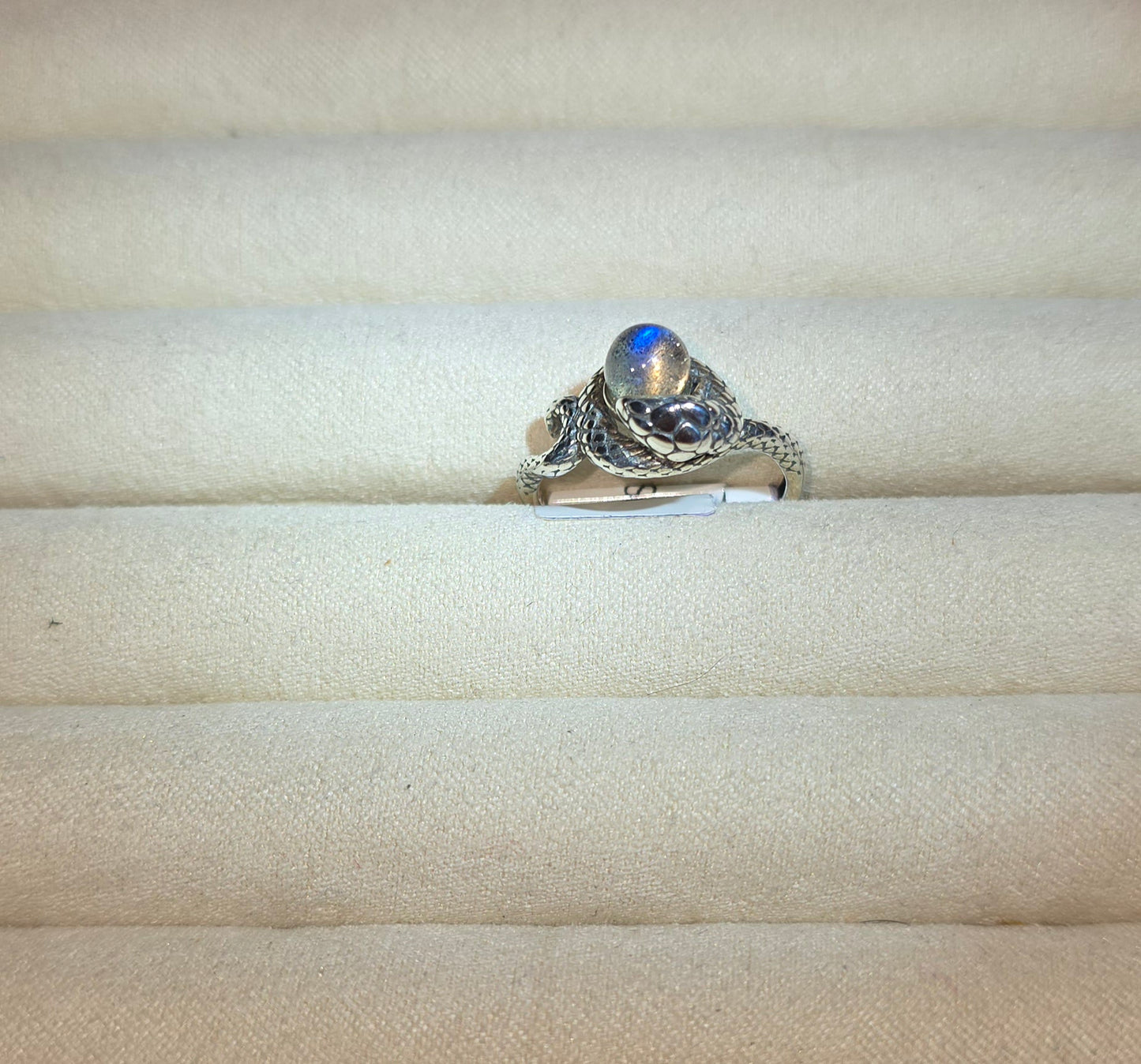 LISA Labradorite Snake Ring