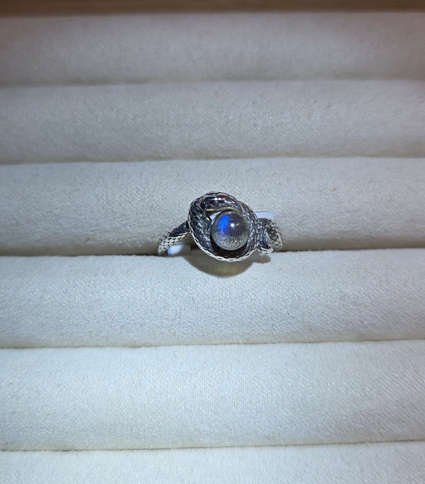 LISA Labradorite Snake Ring