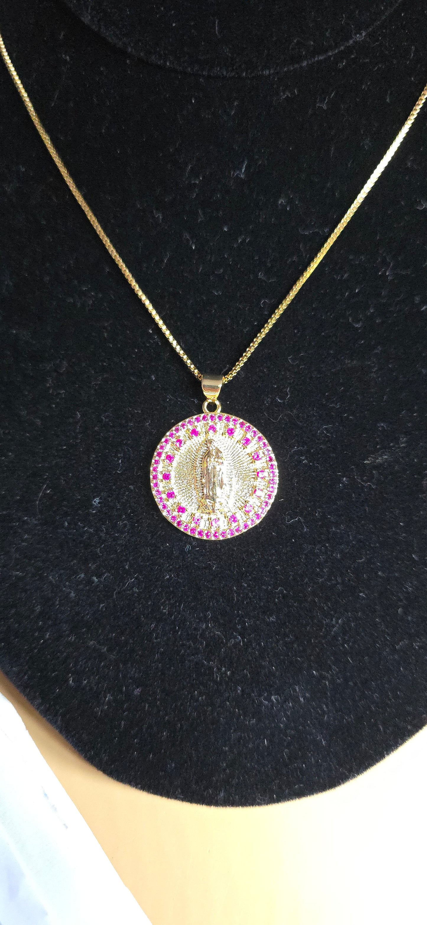Ash Virgencita Pendant & Chain