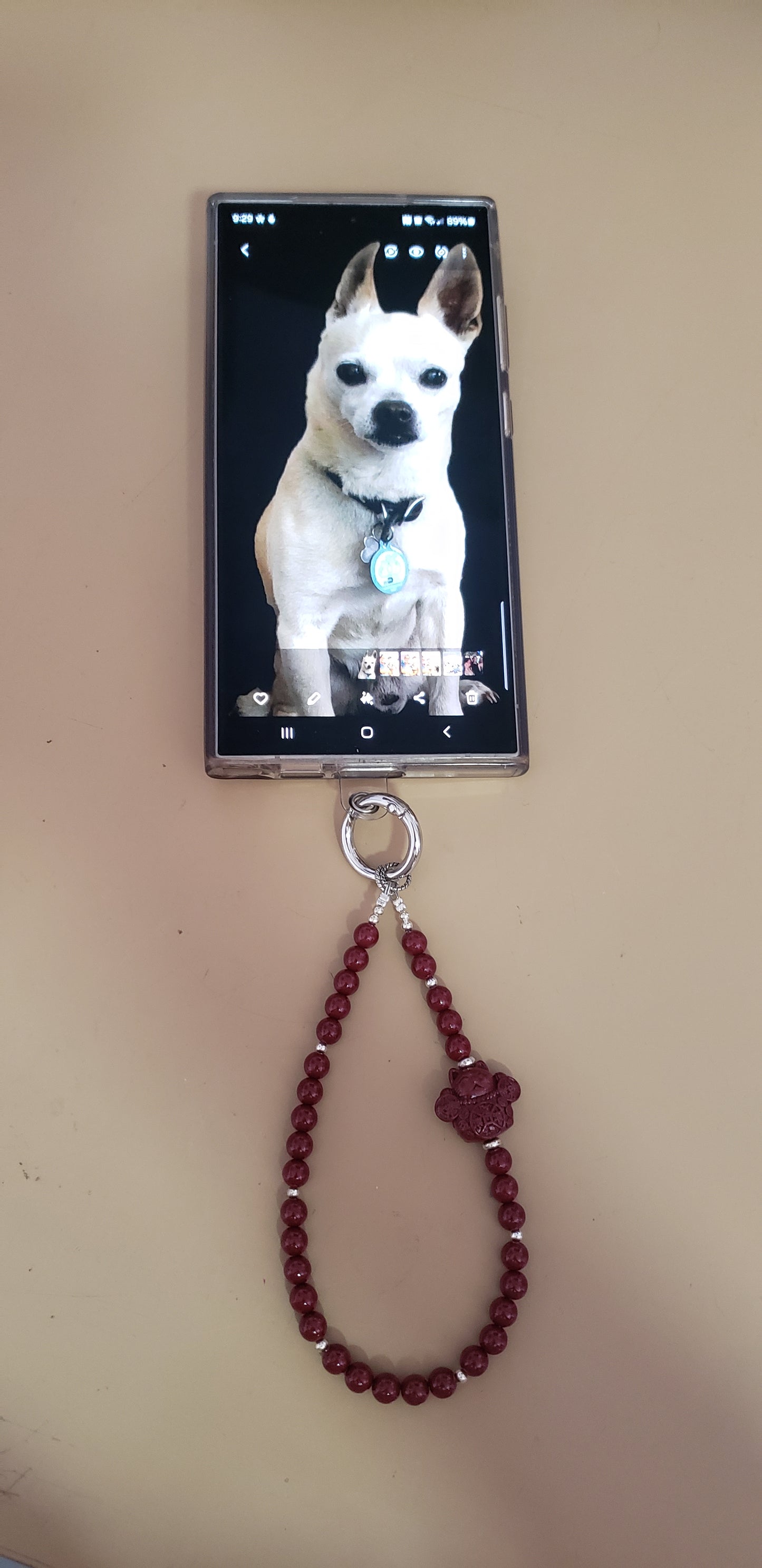 Natural Crystal Phone Bracelet