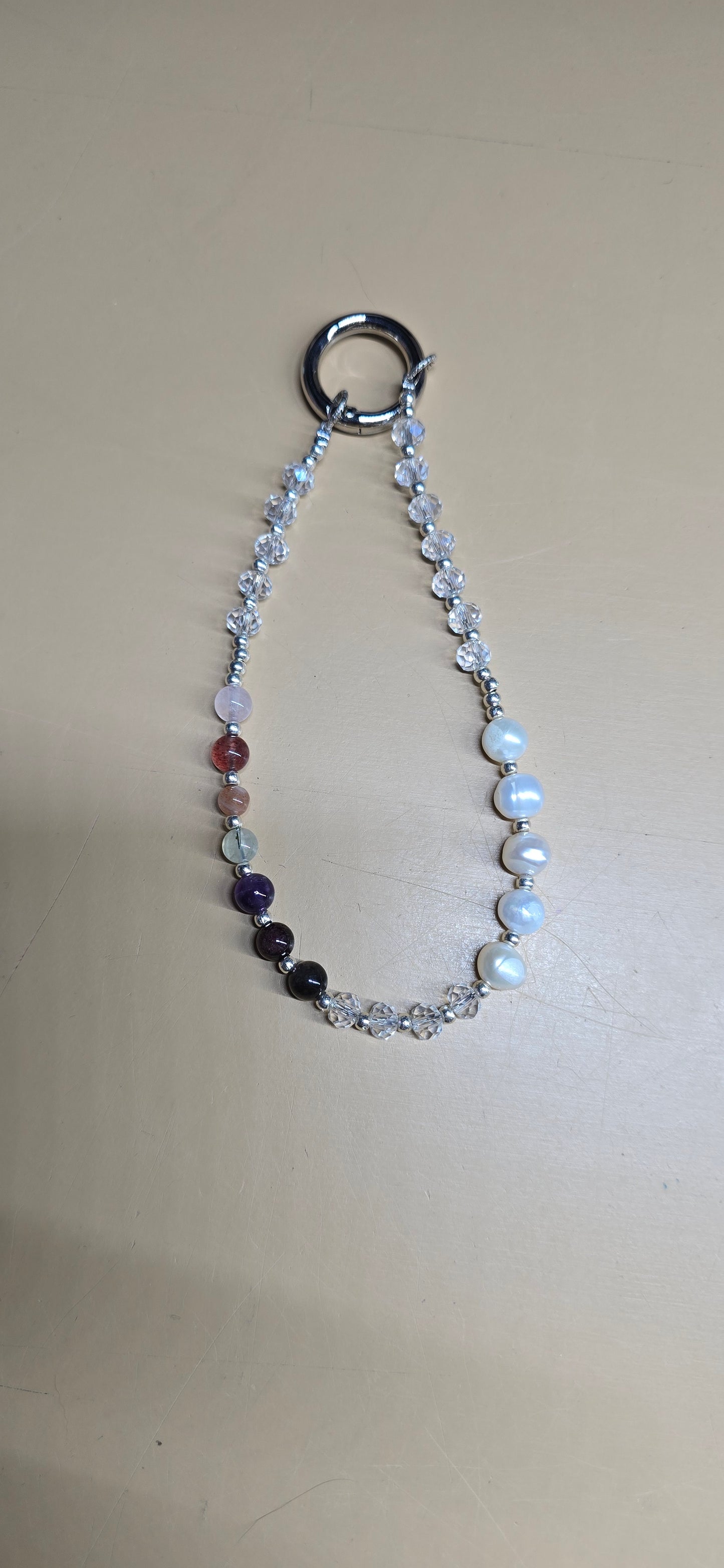 Natural Crystal Phone Bracelet