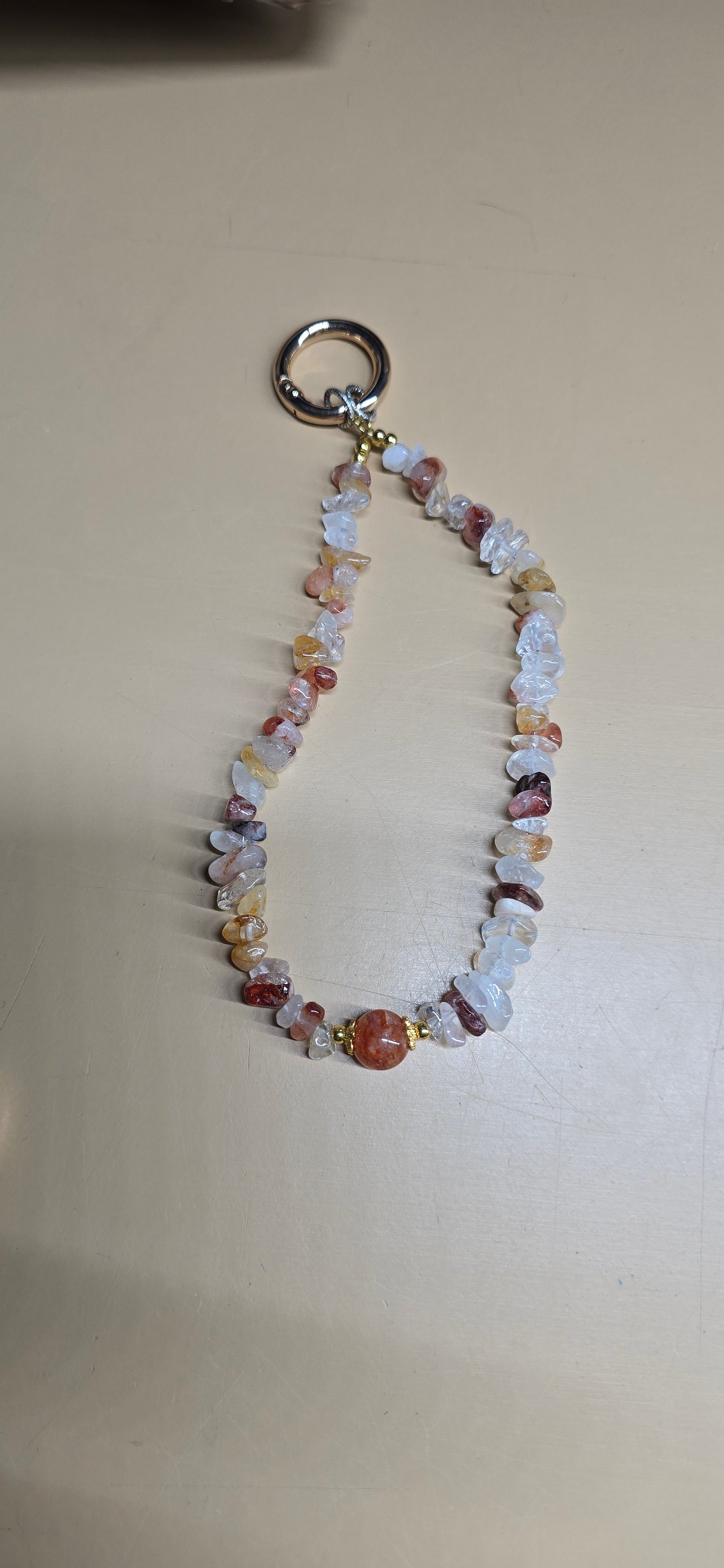 Natural Crystal Phone Bracelet