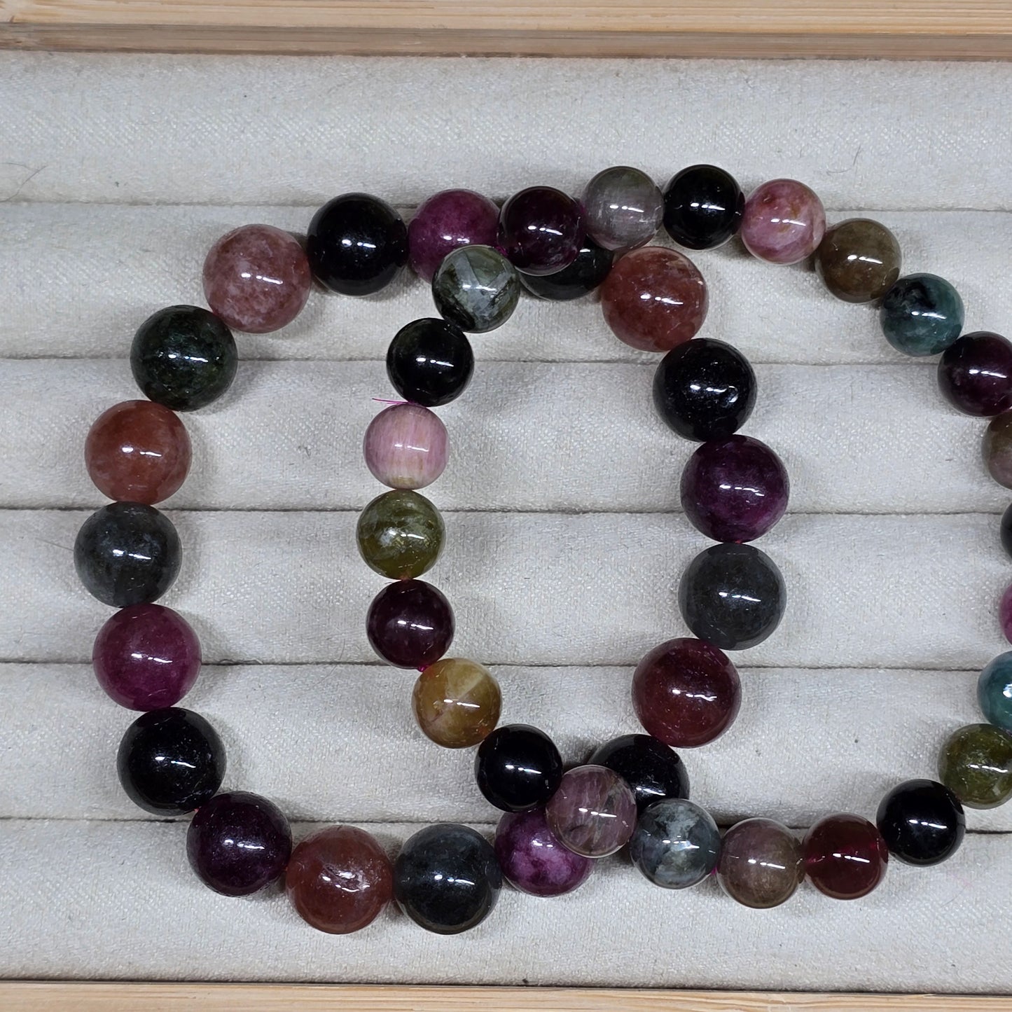 Ash Tourmaline Bracelet Set