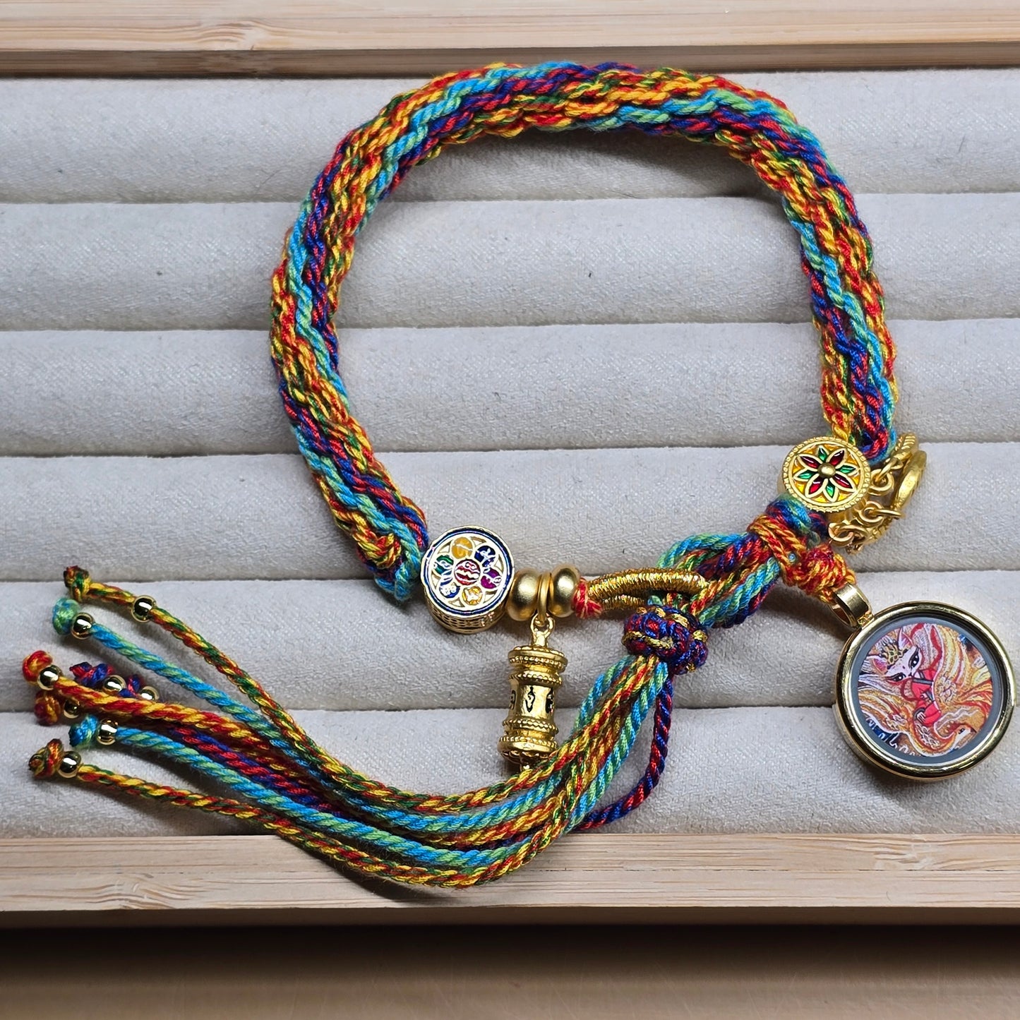 Tibetan Lucky Braid String Bracelet