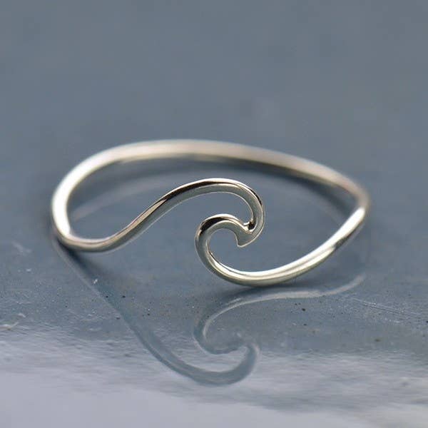 Wave Ring: Sterling Silver 4/5/6