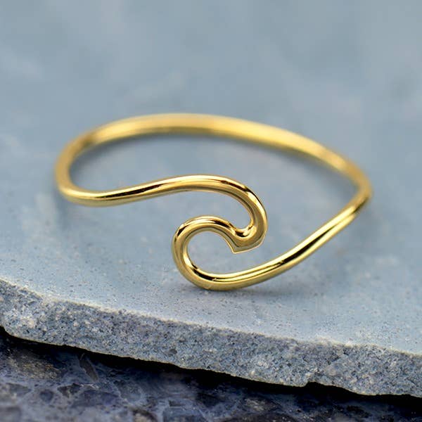 Wave Ring: Sterling Silver 4/5/6