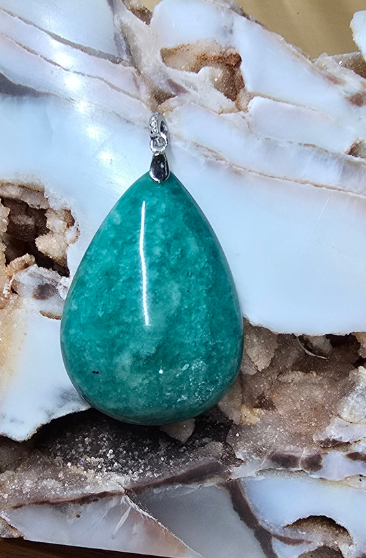 Julia's Amazonite Pendant