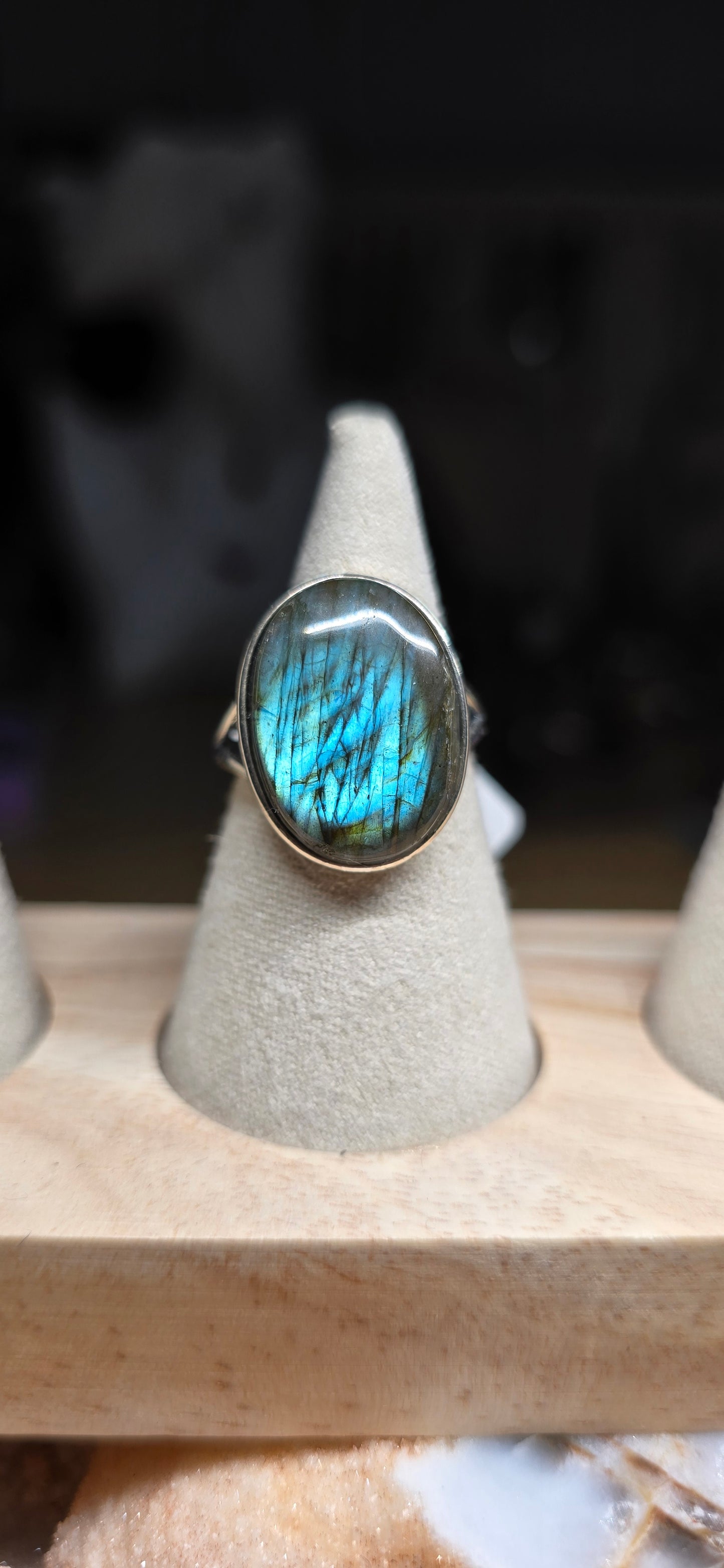 Carri Labradorite Solitaire Ring