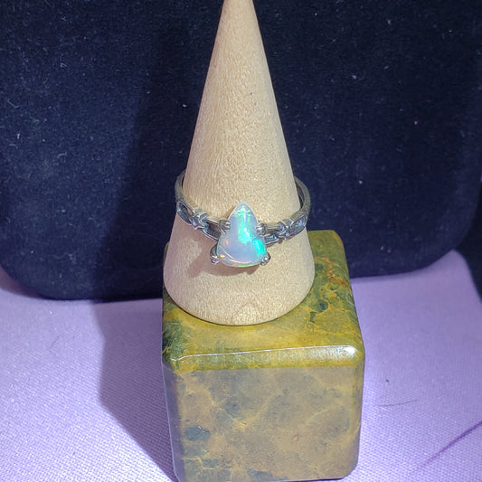 Freeform Pear Opal Ring