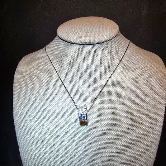 S925 Moissanite Donut Pendant