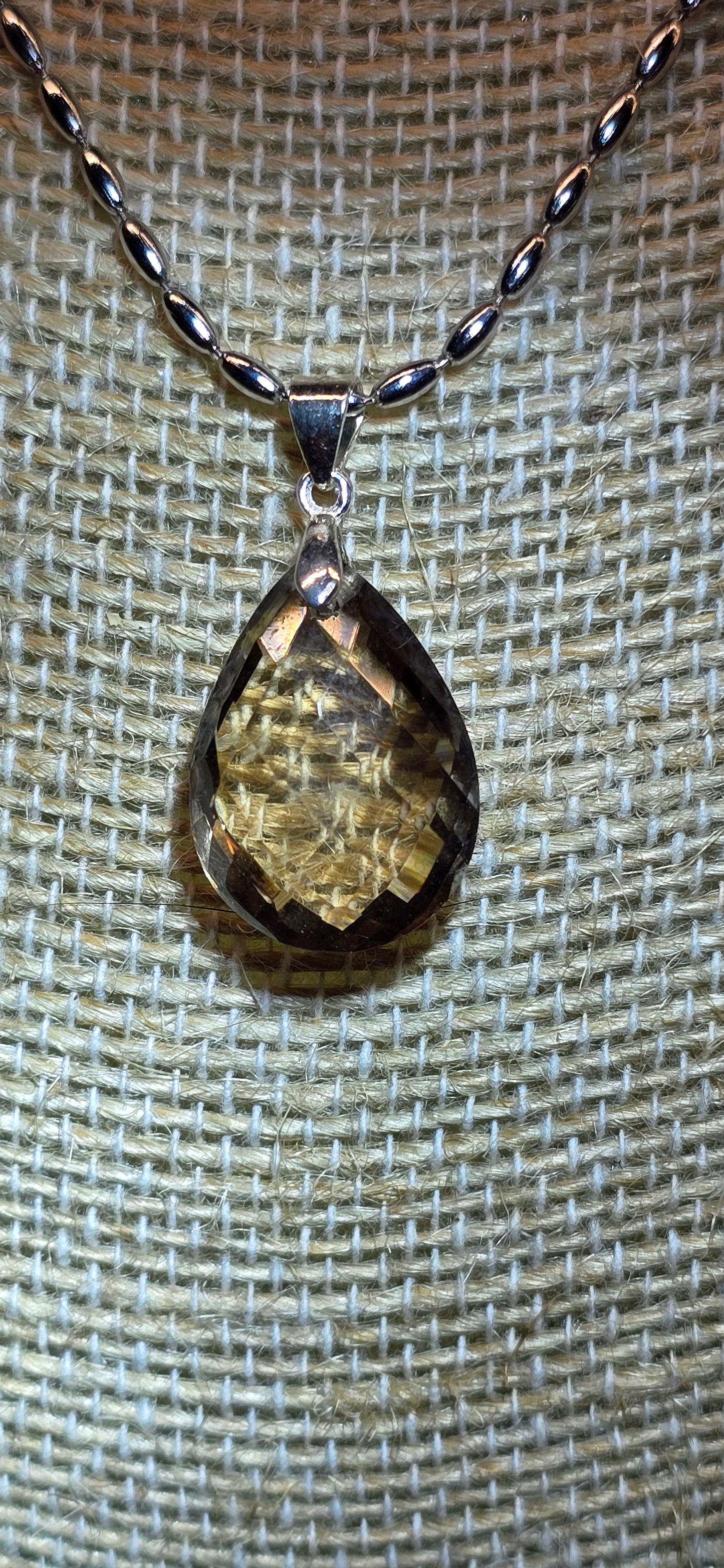 Jedi Smokey Quartz Earring & Necklace Set