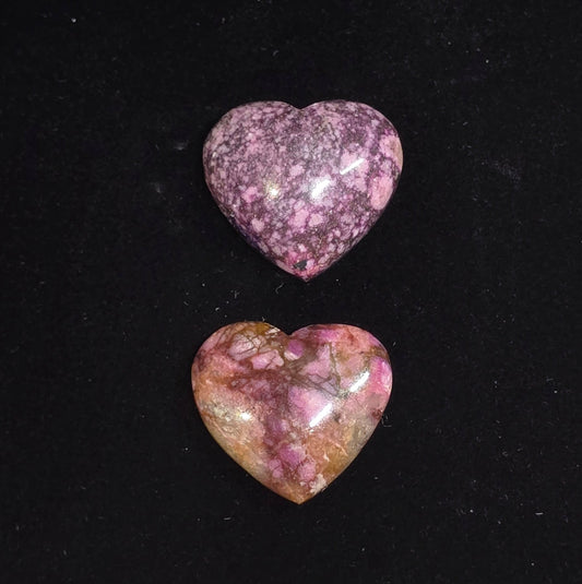 Cobaltoan Calcite Hearts A & B