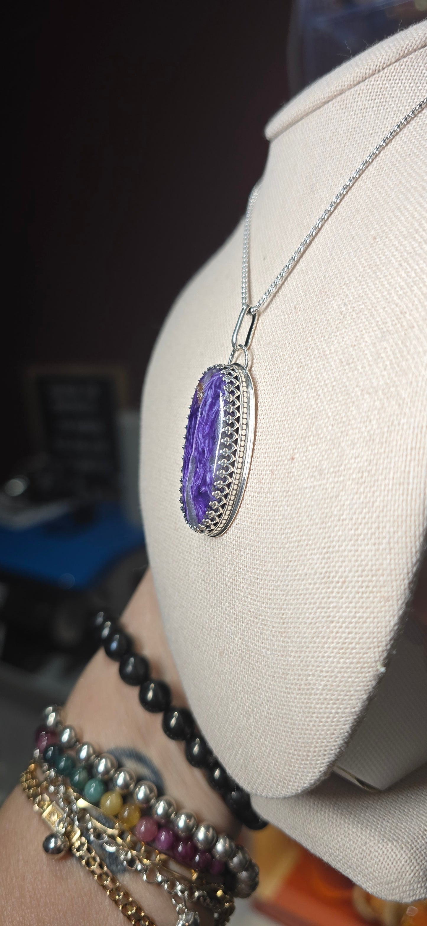 Charoite Pendant