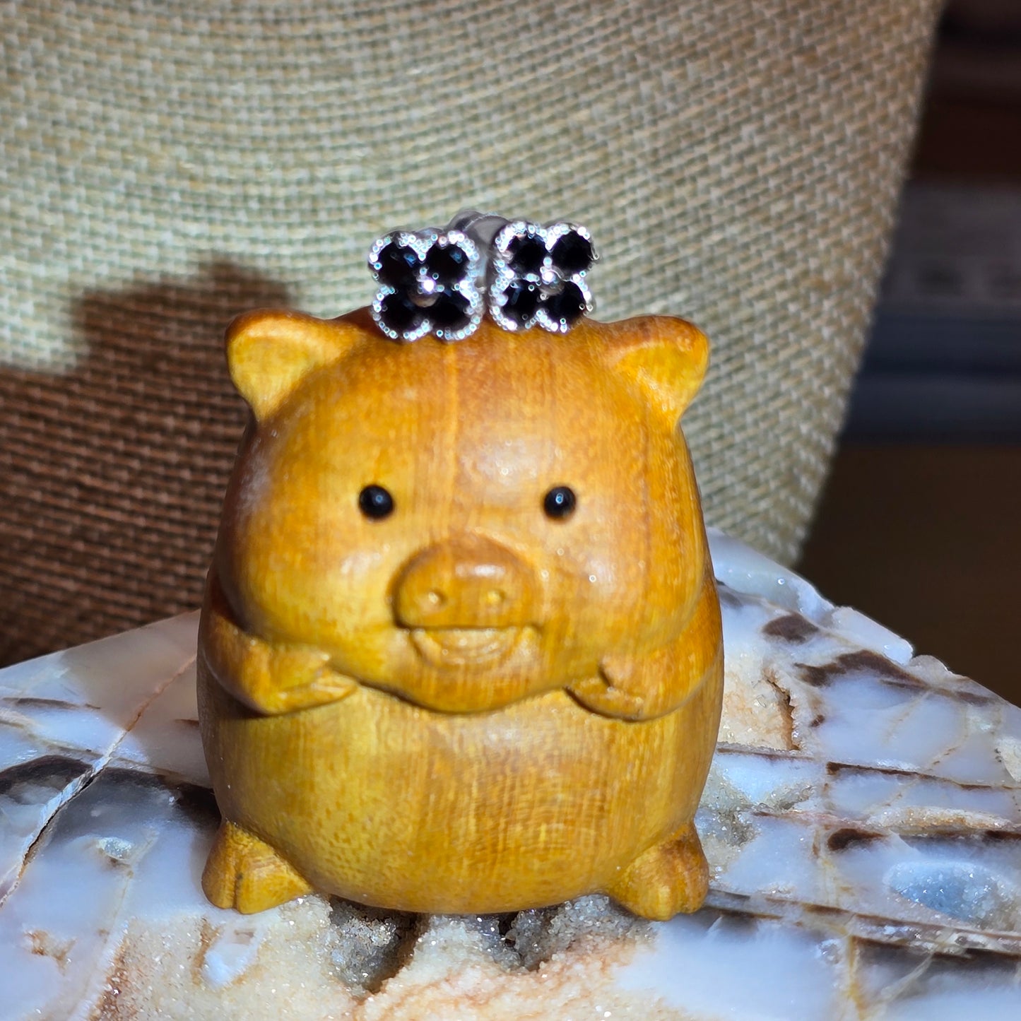 Klynn Spinel Flower Ear Studs