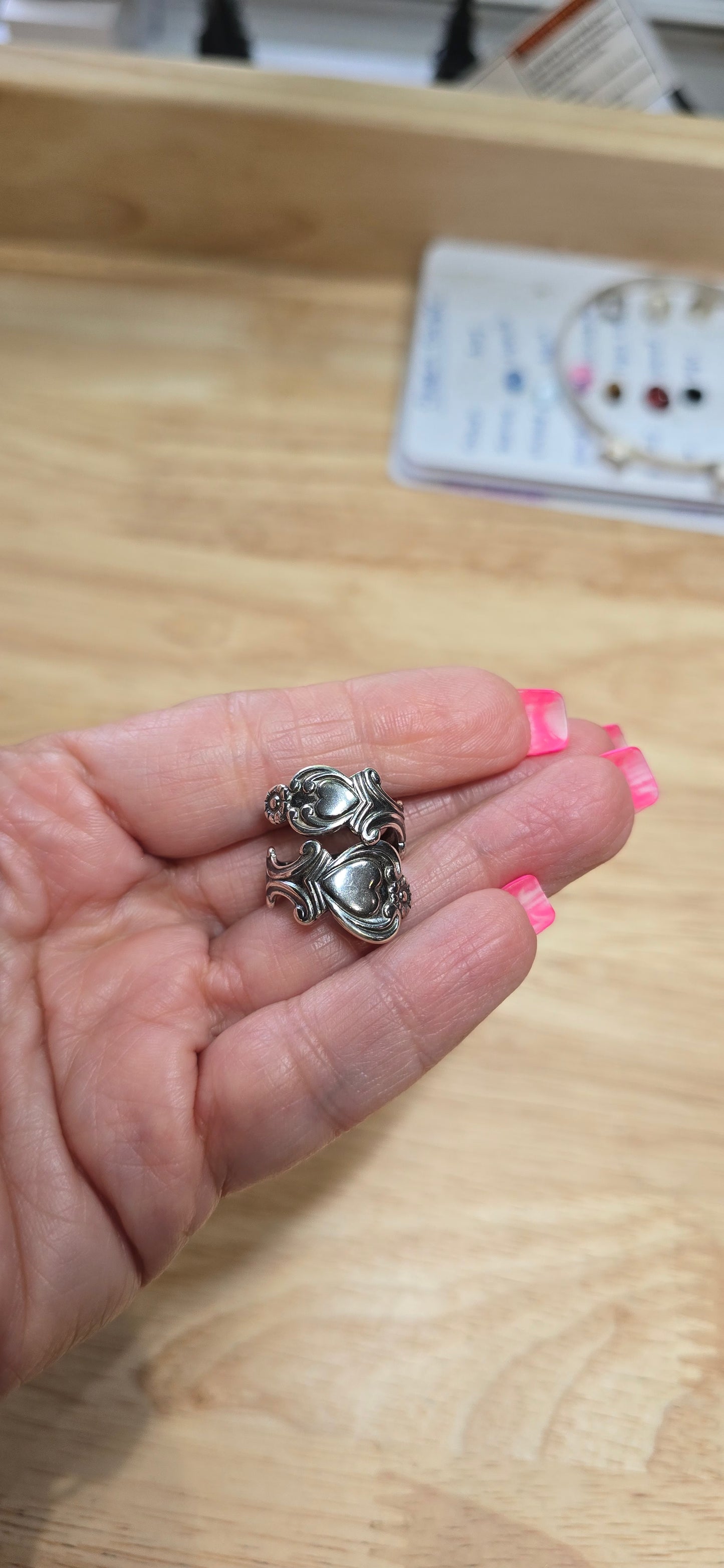 Vintage Sterling Silver Spoon Ring [Avon]