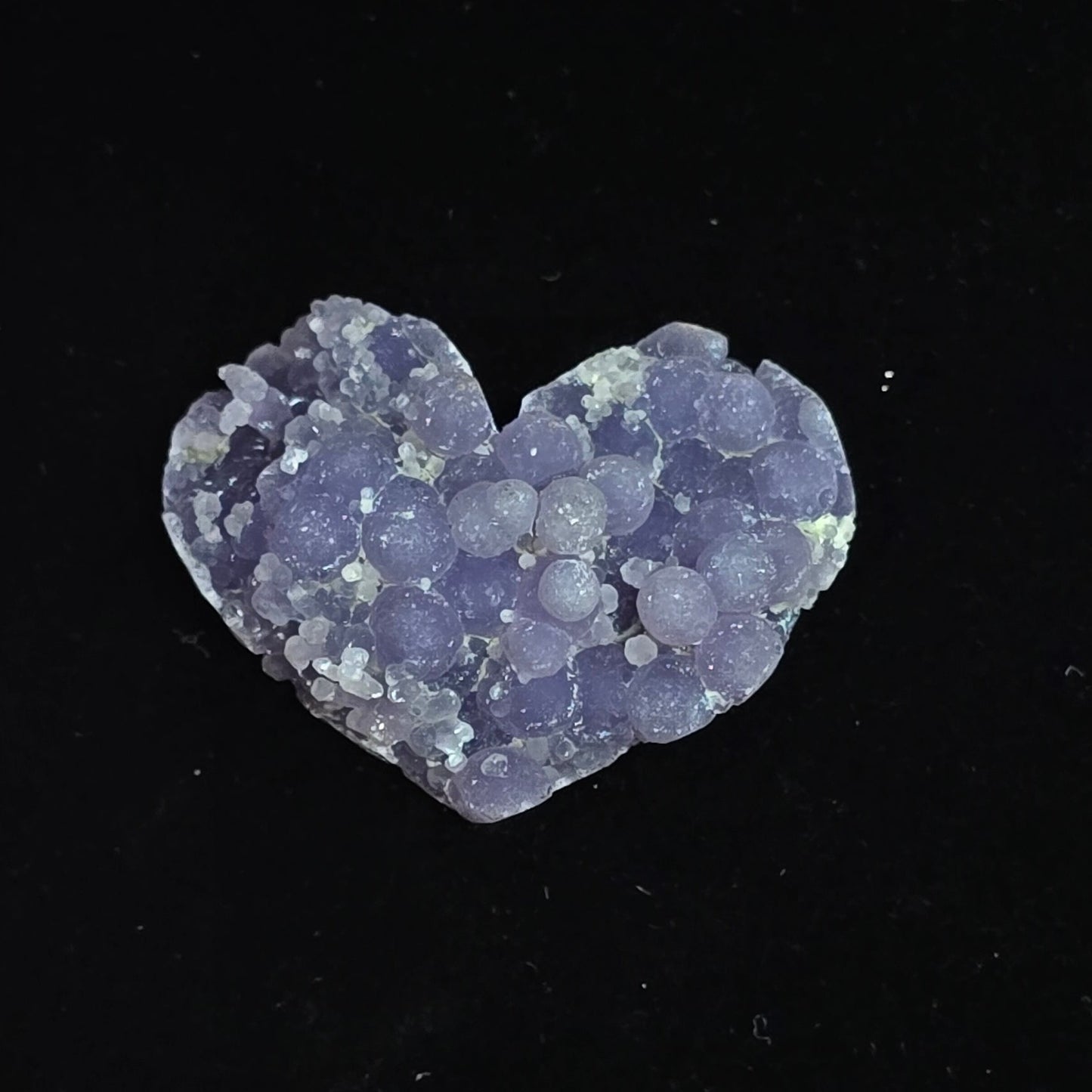 Grape Agate Heart