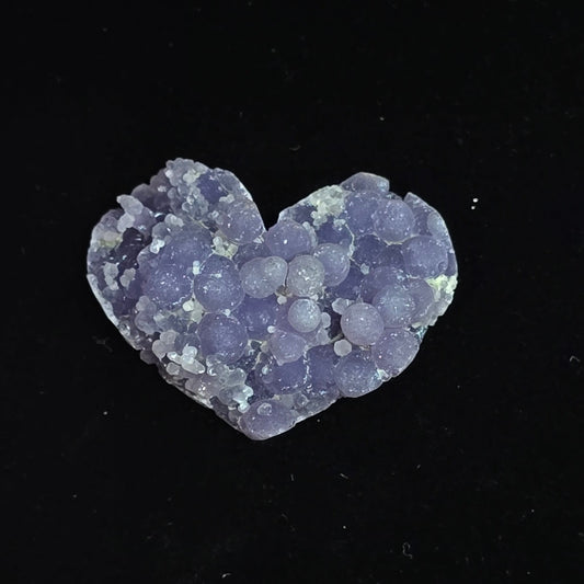 Grape Agate Heart