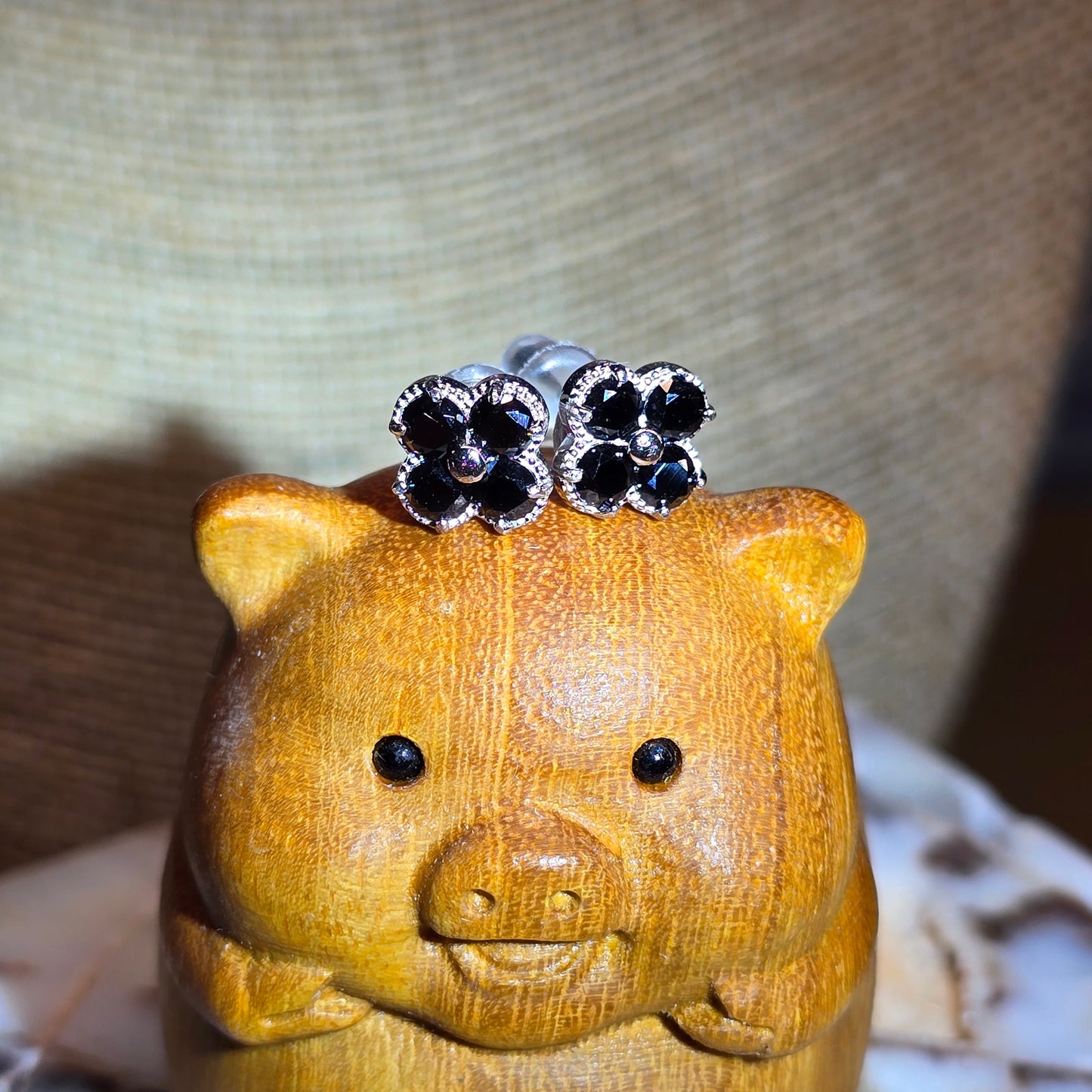 Klynn Spinel Flower Ear Studs