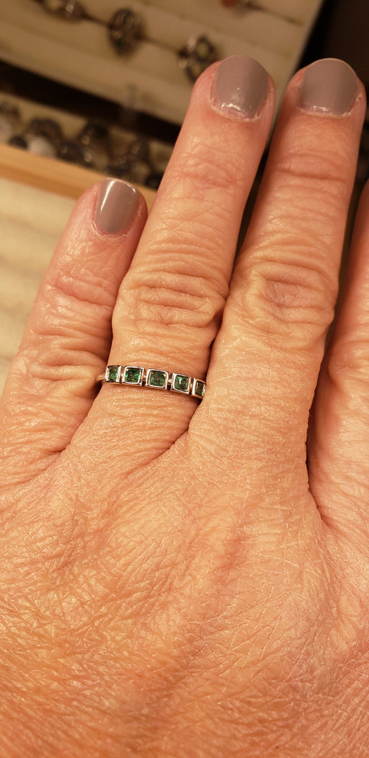 Cheryl Emerald Ring