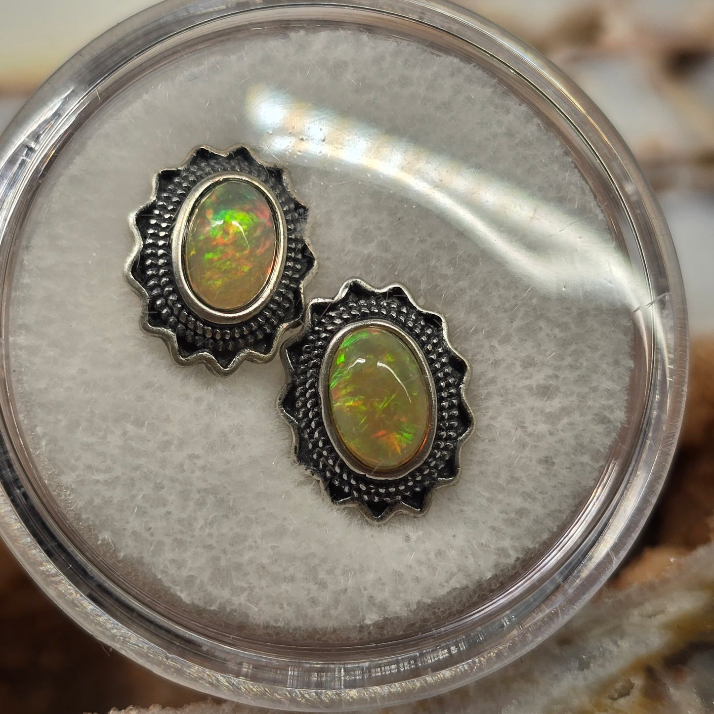 Jedi Mango Opal Studs