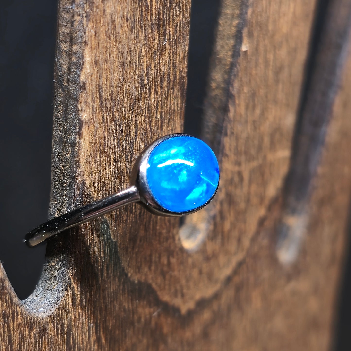 Blue Opal Ring
