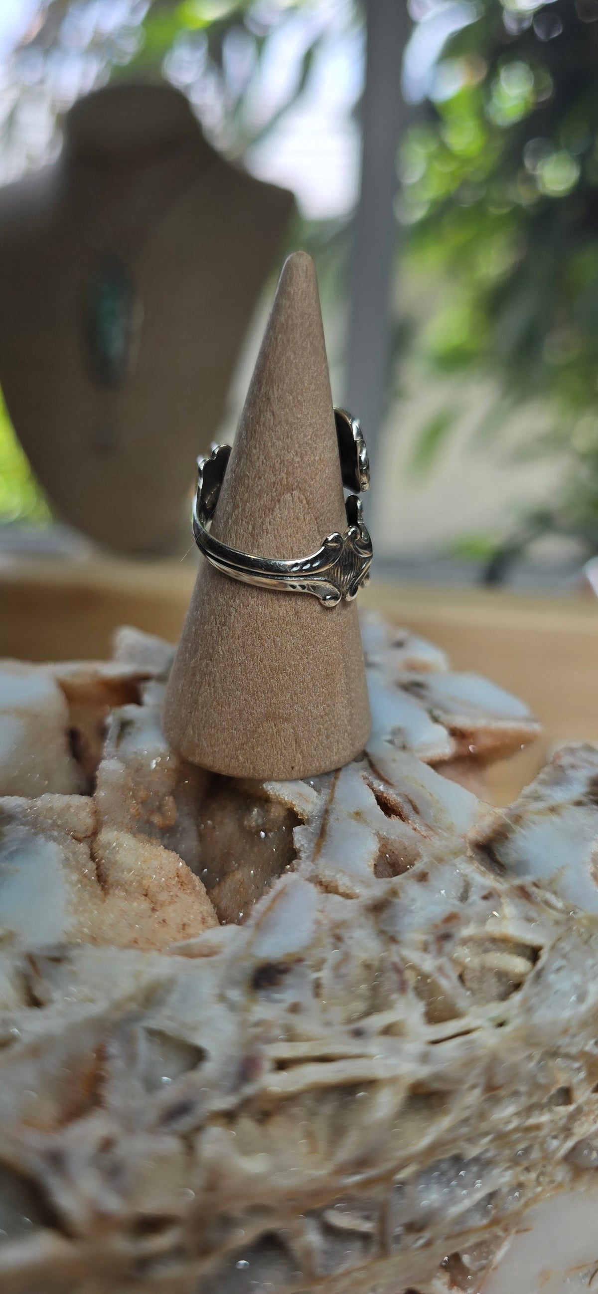 Vintage Sterling Silver Spoon Ring [Avon]