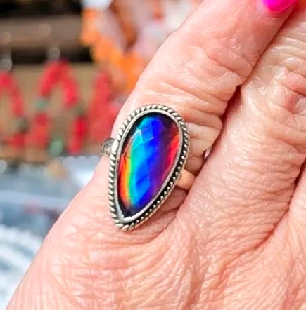 Aurora Opal Ring