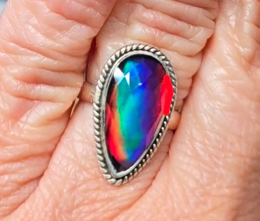 Aurora Opal Ring