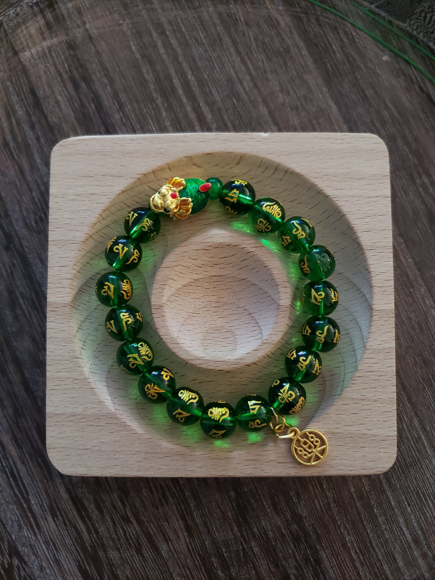 Green Mantra bracelet