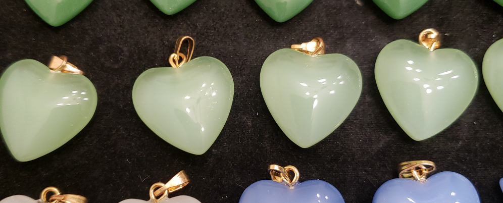 Glass Hearts & Star